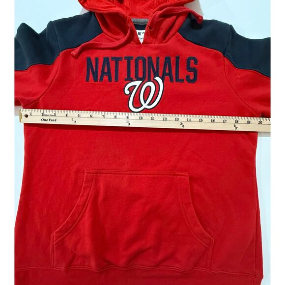 Washington Nationals MLB Fanatics Red Hoodie Baseball Mens Size Medium (39) - Picture 9 of 11